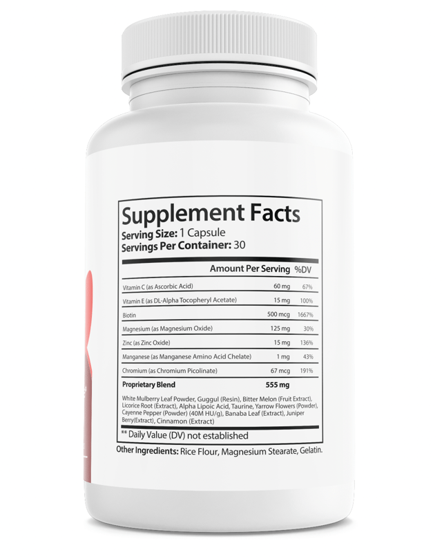 Sugar Reset Blood and Metabolic Health Support Dietary Supplement 30 Capsules — photo 2