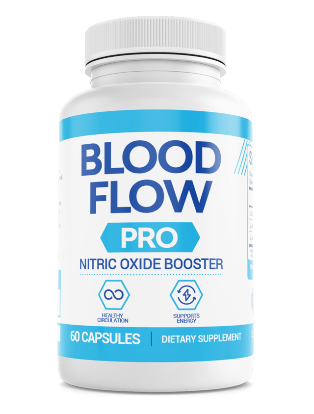 Blood Flow Pro Nitric Oxide Booster Support Dietary Supplement 60 Capsules — photo 1