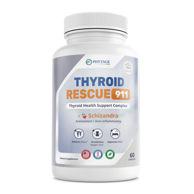 Phytage Labs Thyroid Health Support Dietary Supplement 60 Capsules — photo 1