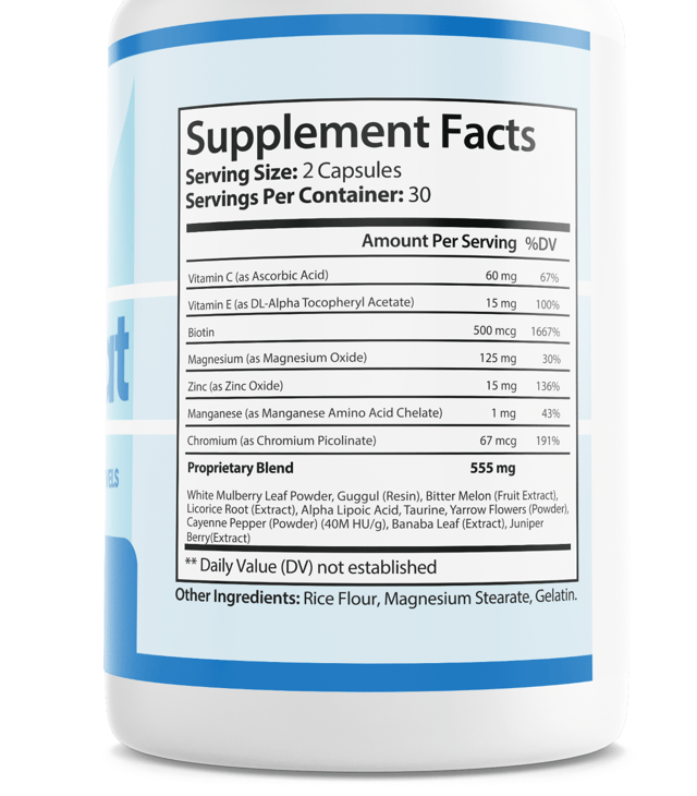 Glucostat Dietary Supplement 60 Capsules — photo 2