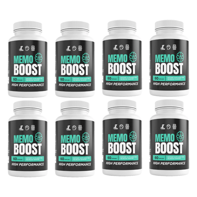 Memo Boost Mind Memory Health Support Dietary Supplement 60 Capsules Bundle of 8 — photo 1