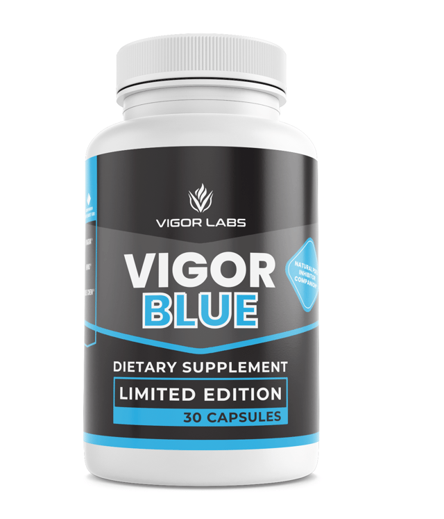 Vigor Blue Vigor Labs Male Men's Health Support Dietary Supplement 30 Capsules — photo 1