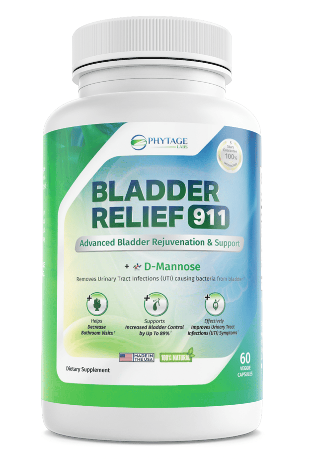 Bladder Relief Bladder Health Rejuvenation Support Phytage Labs 60 Capsules — photo 1