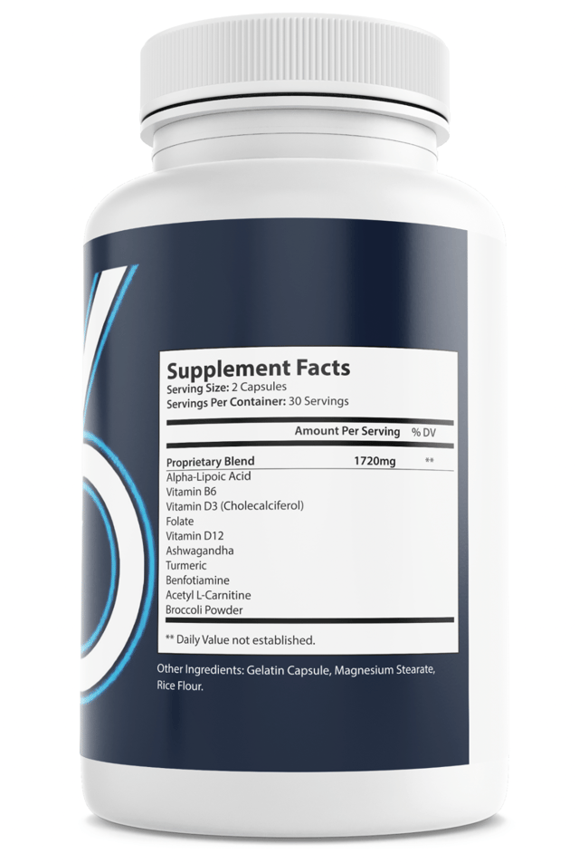 NervLief6 Nerv Lief Advanced Support Dietary Supplement 60 Capsules — photo 2
