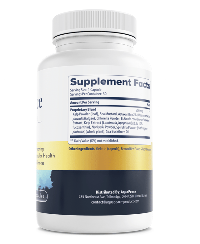 Aqua Peace Supplement 30 Capsules Hearing Support — photo 2