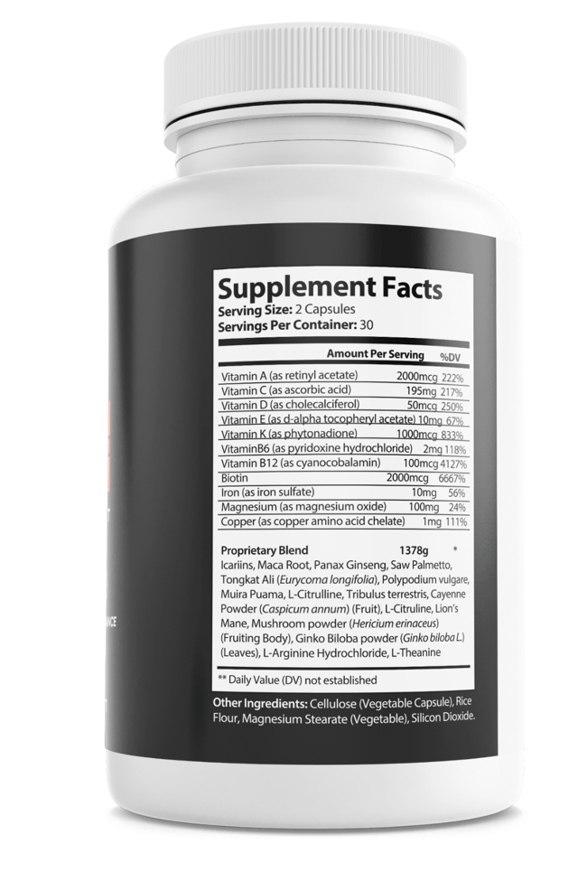 Iron Horse Mens Health Support Dietary Supplement 60 Capsules — photo 2