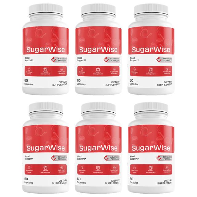 Sugar Wise Blood Health Support Sugarwise 60 Capsules (Bundle of 6) — photo 1