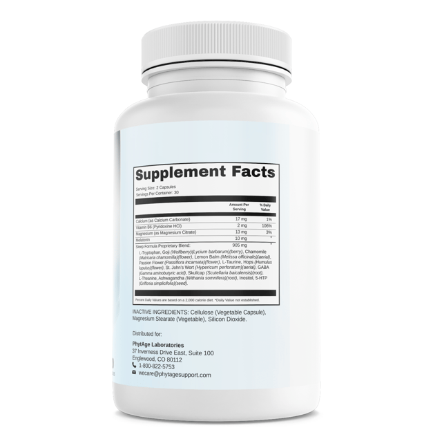 Phytage Labs Sleep Health Support Dietary Supplement 60 Capsules — photo 2