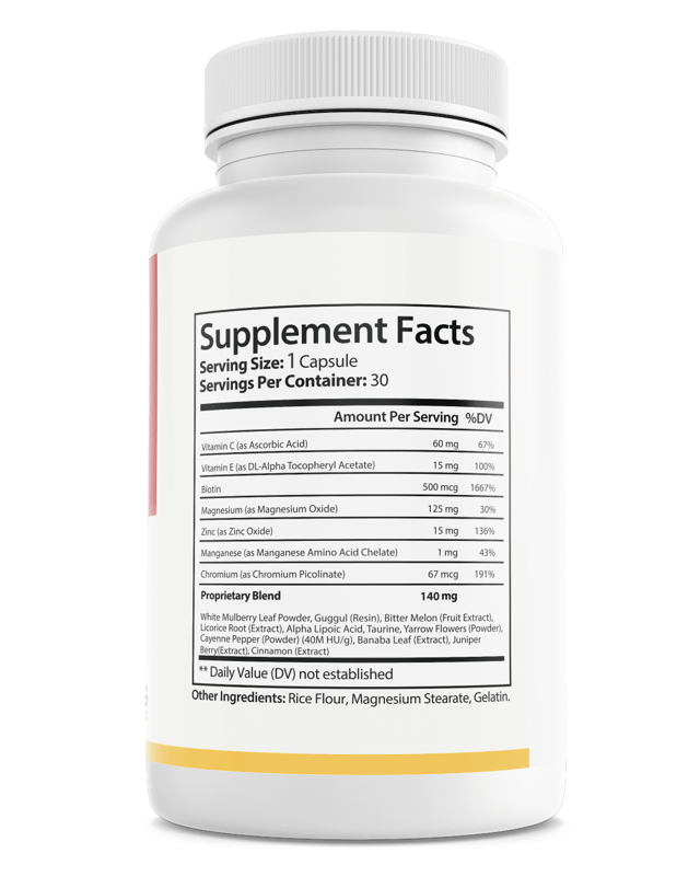 Gold Gluco Health Blood Health Support Dietary Supplement 30 Capsules — photo 2