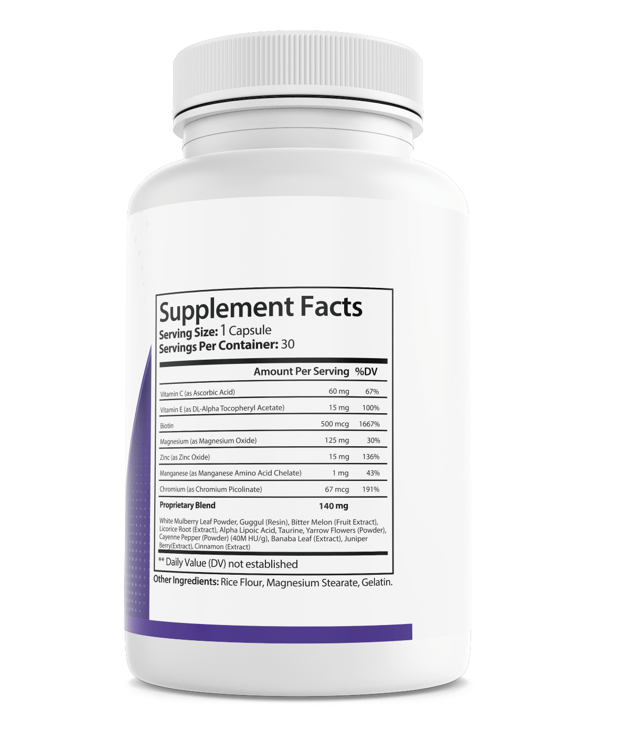 GlycoTide Blood Health Support Glyco Tide Dietary Supplement 30 Capsules — photo 2