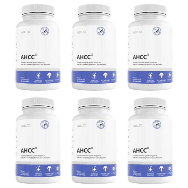 AHCC restore Immune Support Dietary Supplement 60 Capsules (Bundle of 6) — photo 1