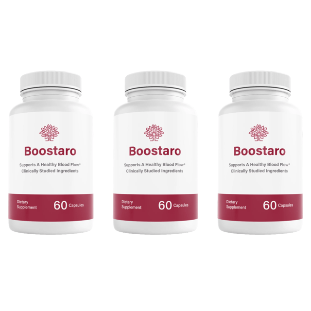 Boostaro for Men Dietary Supplement 60 Capsules Bundle of 3 — photo 1