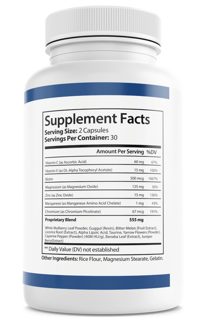 Block Sugar Pro Blood Health Support Dietary Supplement 60 Capsules — photo 2