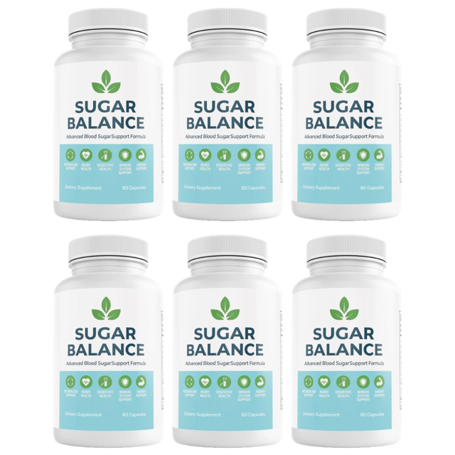 Sugar Balance Blood Health Support Dietary Supplement 60 Capsules Bundle of 6 — photo 1