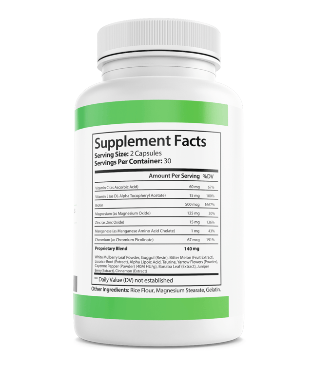 Sugar Vita Dietary Supplement 60 Capsules — photo 2