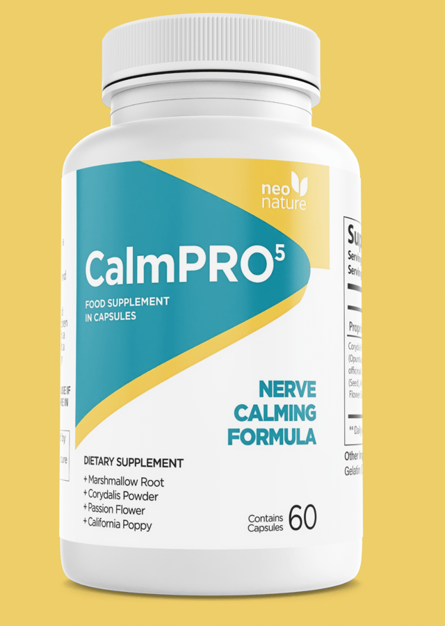 CalmPro 5 Nerve Calming Formula Support Dietary Supplement 60 Capsules — photo 1