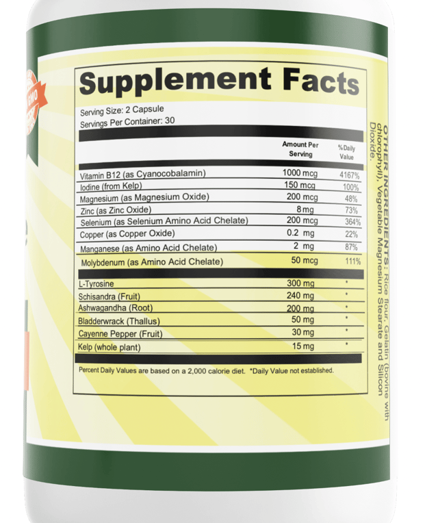 ThyroRevive Advanced Thyroid Support Formula Dietary Supplement 60 Capsules — photo 2
