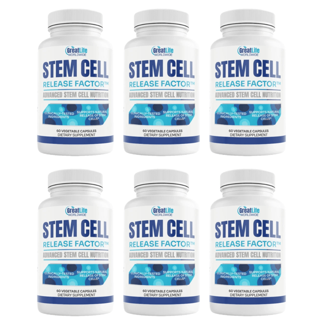 Stem Cell Release Factor Anti-Aging Dietary Supplement 60 Capsules Bundle of 6 — photo 1