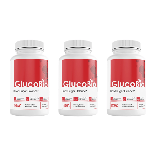 Gluco Bio Blood Sugar Balance Support GlucoBio 60 Capsules (Bundle of 3) — photo 1