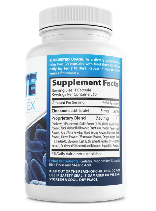 ParaZyte Intestine Support With Wormwood Dietary Supplement 60 Capsules — photo 2