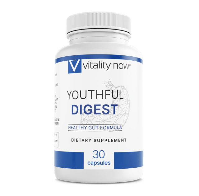 Vitality Now Youthful Digest Gut Support Dietary Supplement 30 Capsules
