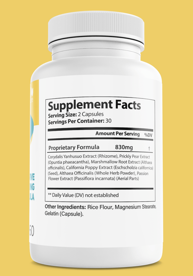 CalmPro 5 Nerve Calming Formula Support Dietary Supplement 60 Capsules — photo 2