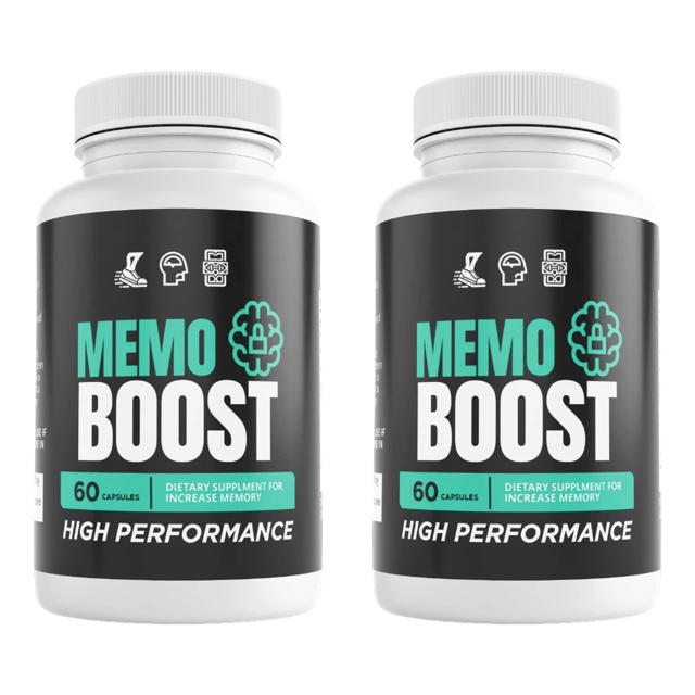 Memo Boost Mind Memory Health Support Dietary Supplement 60 Capsules Bundle of 2 — photo 1