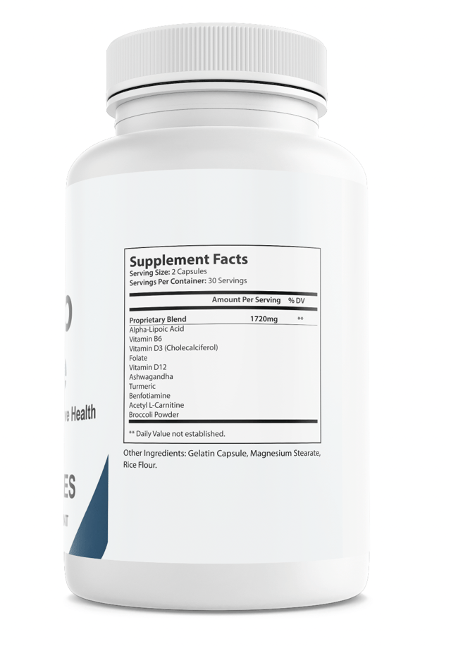 Neuro Ease Nerve Health Support Dietary Supplement 60 Capsules — photo 2