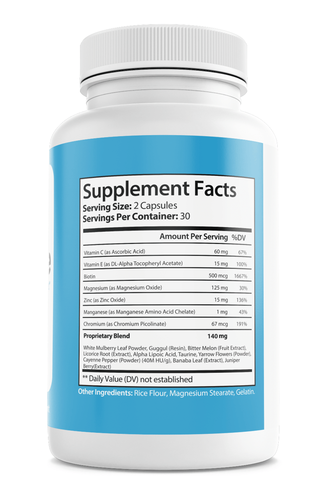 Gluco Nite Dietary Supplement 60 Capsules — photo 2