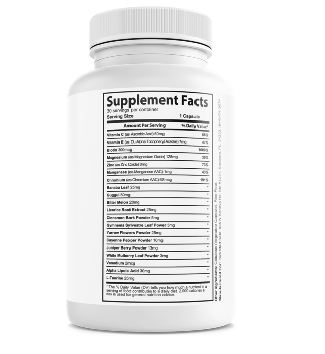 Kick Start Kickstart Balanced Sugar Dietary Supplement 30 Capsules — photo 2