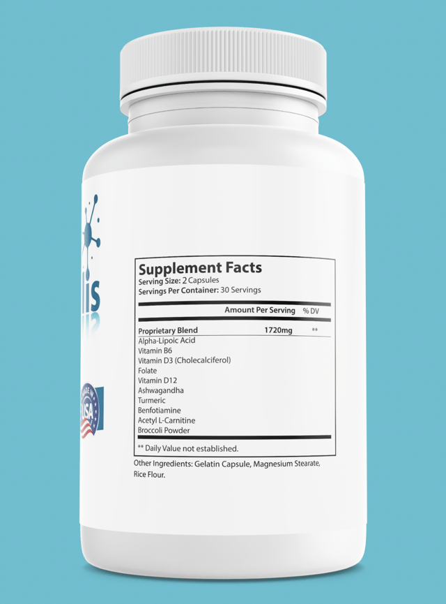 Nervalis Nerve Health Nervous System Support Dietary Supplement 60 Capsules — photo 2