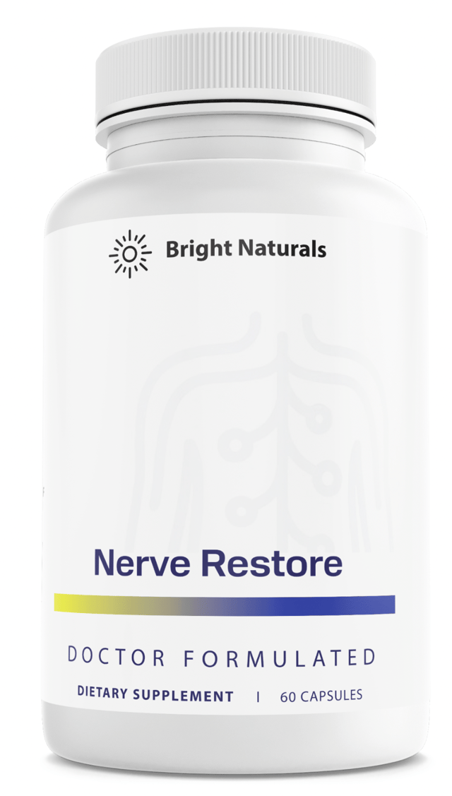 Bright Naturals Nerve Restore Dietary Supplement 60 Capsules — photo 1
