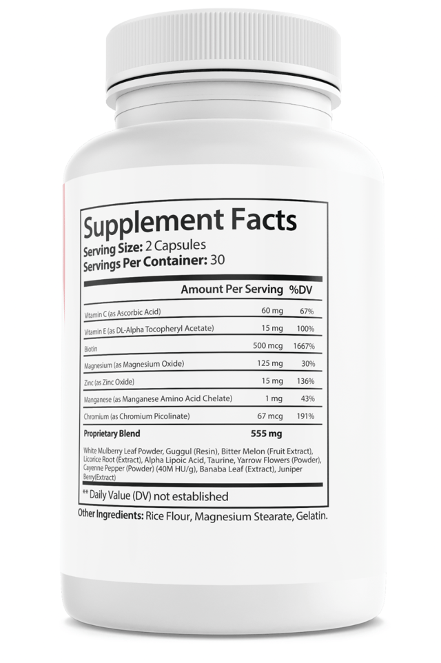 Free Sugar Plus Dietary Supplement 60 Capsules — photo 2