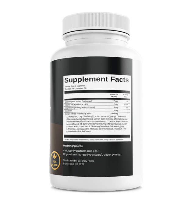 Serenity Prime Dietary Supplement 60 Capsules — photo 2